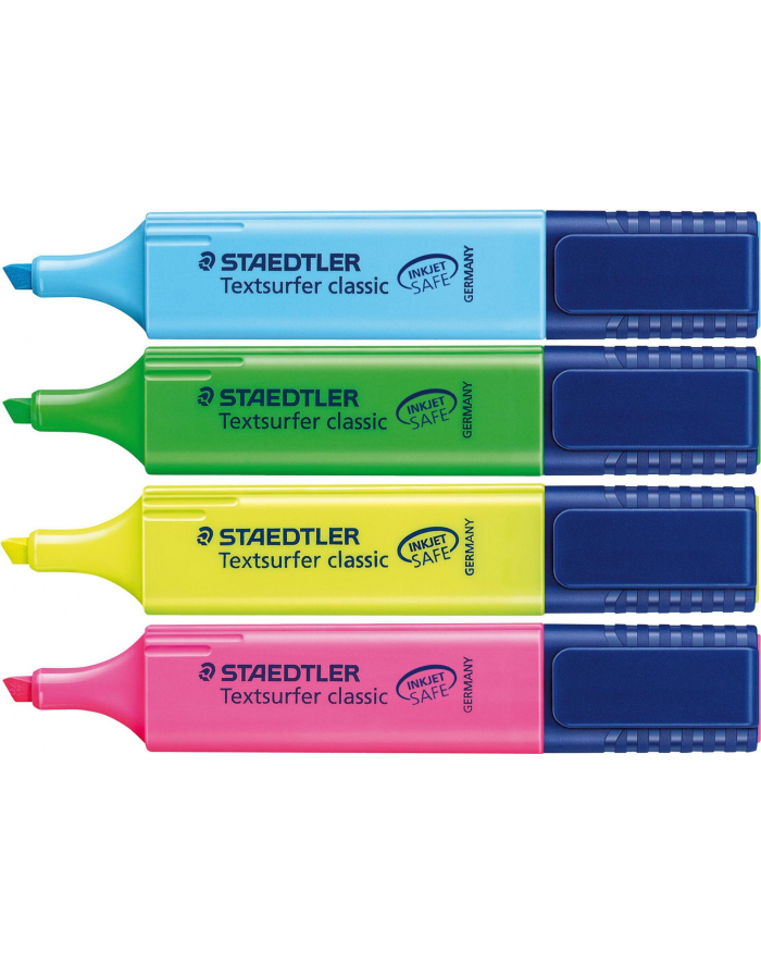 Staedtler Zakreslacz Textsurfer classic 4 szt.w podstawce główny