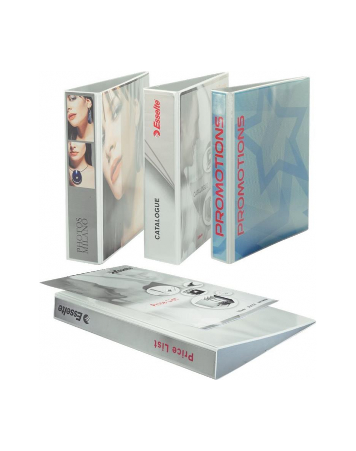 Segregator ofertowy Leitz Panorama standard, A4+, 4DR/20, grzbiet 37 mm, biały główny