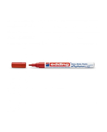 EDDING Marker lakierowy z końcówką 1-2mm czerwony