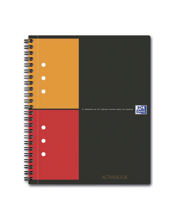 OXFORD Kołonotatnik Activebook  A5+, kratka główny