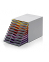 DURABLE VARICOLOR pojemnik z dziesięcioma kolorowymi szufladkami. Wymiary: 280x292x356 m - nr 19