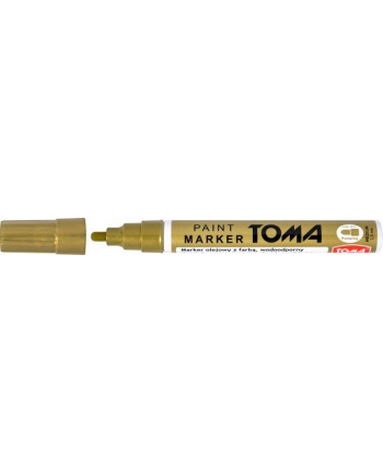 TOMA markery olejowe z farbą, końcówka 2,5mm - złote