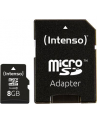 Intenso micro SD 8GB SDHC card class 10 - nr 42