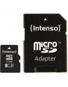 Intenso micro SD 8GB SDHC card class 10 - nr 66