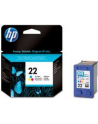 Głowica drukująca HP 22 tri-colour | 5ml | DeskJet3940/3920,PSC1410 - nr 8