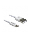 Delock Kabel USB do transmisji danych/ładowania urządzeń iPhone,iPad,iPod,1m,bia - nr 11