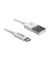 Delock Kabel USB do transmisji danych/ładowania urządzeń iPhone,iPad,iPod,1m,bia - nr 17