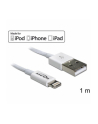 Delock Kabel USB do transmisji danych/ładowania urządzeń iPhone,iPad,iPod,1m,bia - nr 8