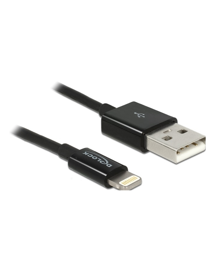 Delock Kabel USB do transmisji danych/ładowania urządzeń iPhone,iPad,iPod,1m,cza główny