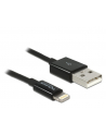 Delock Kabel USB do transmisji danych/ładowania urządzeń iPhone,iPad,iPod,1m,cza - nr 23