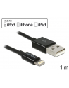 Delock Kabel USB do transmisji danych/ładowania urządzeń iPhone,iPad,iPod,1m,cza - nr 5