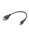 Gembird kablel USB OTG AF to micro BM, 0,15 m - nr 2