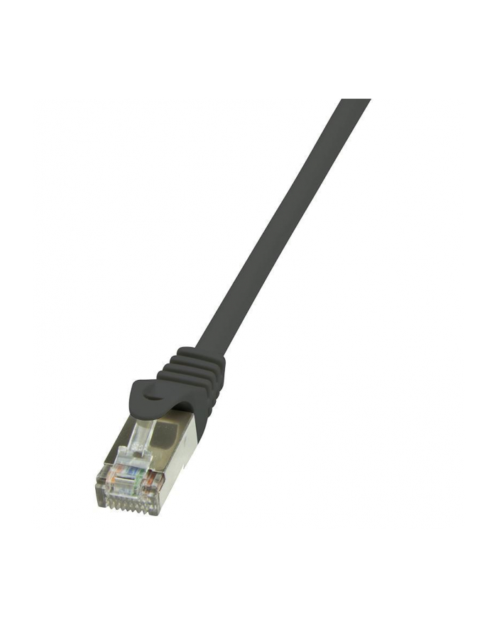 LOGILINK Patchcord CAT 6 F/UTP EconLine 1m czarny główny