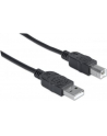 Manhattan Kabel USB 2.0 A-B M/M 1m czarny - nr 15