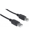 Manhattan Kabel USB 2.0 A-B M/M 1m czarny - nr 17