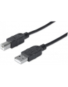 Manhattan Kabel USB 2.0 A-B M/M 1m czarny - nr 18