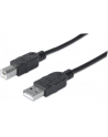 Manhattan Kabel USB 2.0 A-B M/M 1m czarny - nr 19