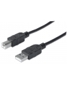 Manhattan Kabel USB 2.0 A-B M/M 1m czarny - nr 1