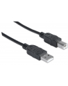 Manhattan Kabel USB 2.0 A-B M/M 1m czarny - nr 29