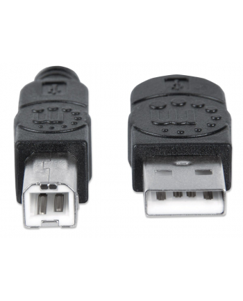 Manhattan Kabel USB 2.0 A-B M/M 1m czarny