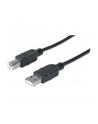 Manhattan Kabel USB 2.0 A-B M/M 1m czarny - nr 34