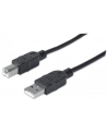 Manhattan Kabel USB 2.0 A-B M/M 1m czarny - nr 8