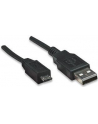 Manhattan Kabel USB 2.0 A - Micro-B M/M 3m czarny - nr 12