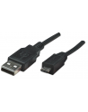 Manhattan Kabel USB 2.0 A - Micro-B M/M 3m czarny - nr 17