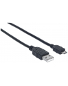 Manhattan Kabel USB 2.0 A - Micro-B M/M 3m czarny - nr 19