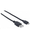 Manhattan Kabel USB 2.0 A - Micro-B M/M 3m czarny - nr 3