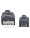 Manhattan Kabel USB 2.0 A - Micro-B M/M 3m czarny - nr 4