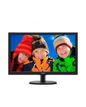 Monitor Philips LED 21,5'' 223V5LHSB; HDMI; TCO, czarny