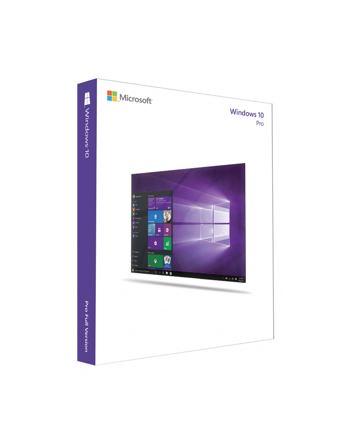 Microsoft Windows 10 PRO OEM 64Bit Eng Intl 1pk DVD główny