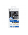 LOGILINK - Słuchawki douszne z mikrofonem ''Sports-Fit'', ochrona IPX6, czarne - nr 2