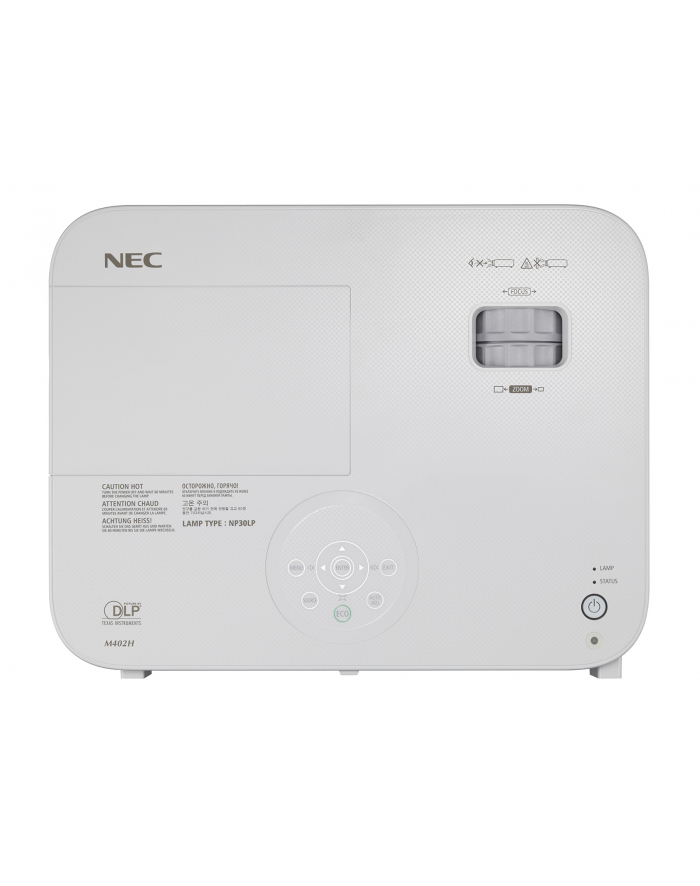 NEC M403H DLP 1080p 4000 ANSI 10000::1 HDMI LAN USB główny