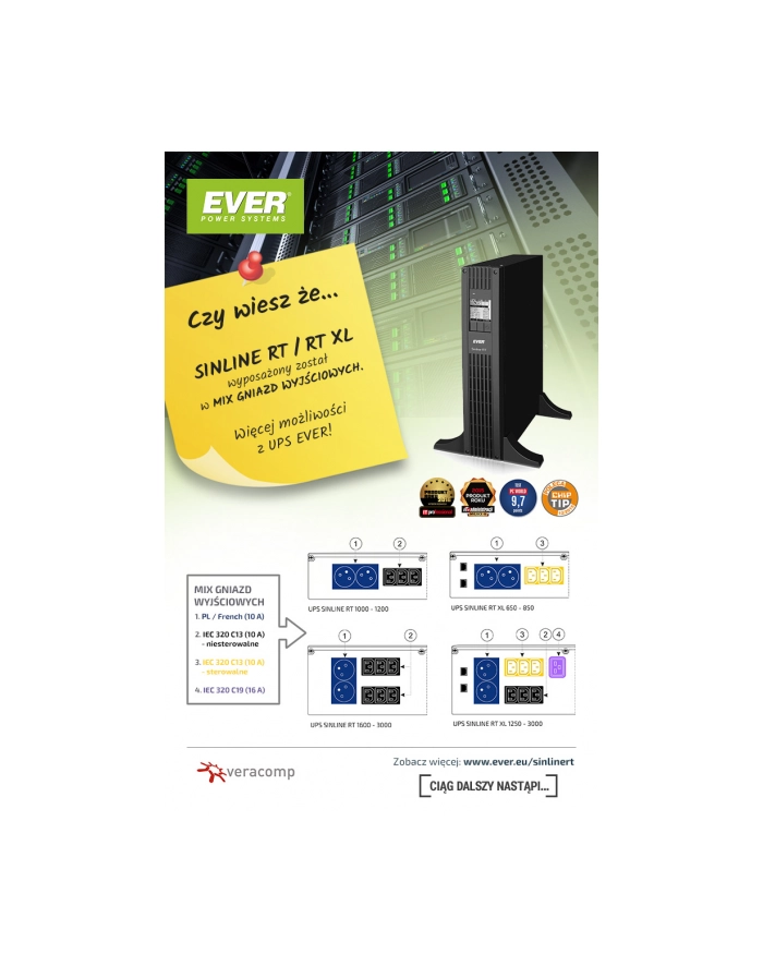 UPS Ever Sinline RT XL 3000 główny