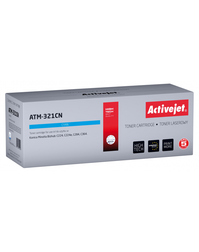 ActiveJet toner do Minolta TN321C new ATM-321CN główny