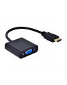 SAVIO ADAPTER HDMI A MĘSKIE - VGA 15 PIN ŻEŃSKIE CL-27 - nr 1