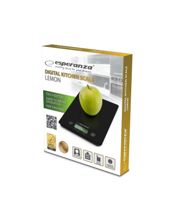 Esperanza Waga kuchenna LEMON CZARNA EKS002K nr 1