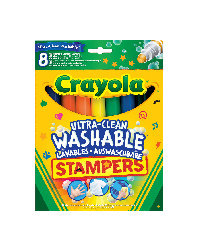 CRAYOLA Markery stempel. super spieralne główny