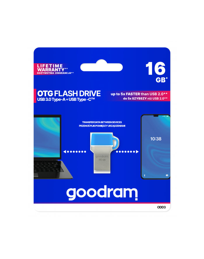 GOODRAM DualDrive 16GB 3C USB3.0 główny