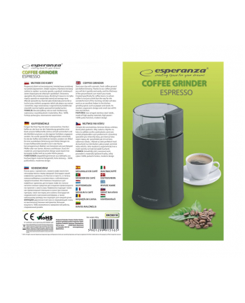 Młynek do kawy Esperanza ''Espresso'' czarny nr 1