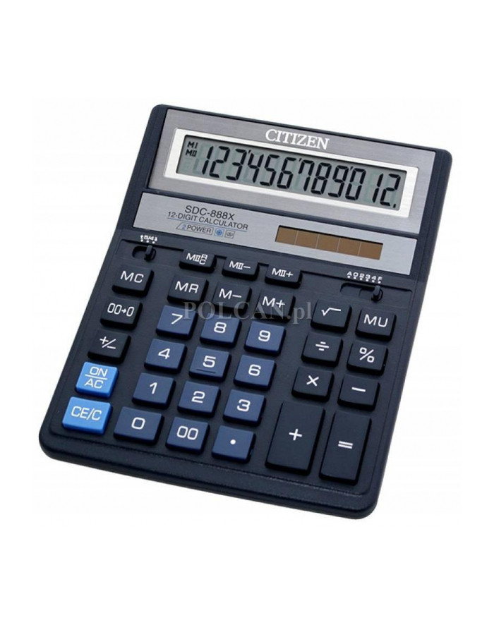 Kalkulator biurowy SDC-888XBL BLUE główny