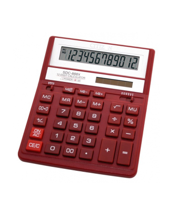 Kalkulator biurowy  SDC-888XRD RED
