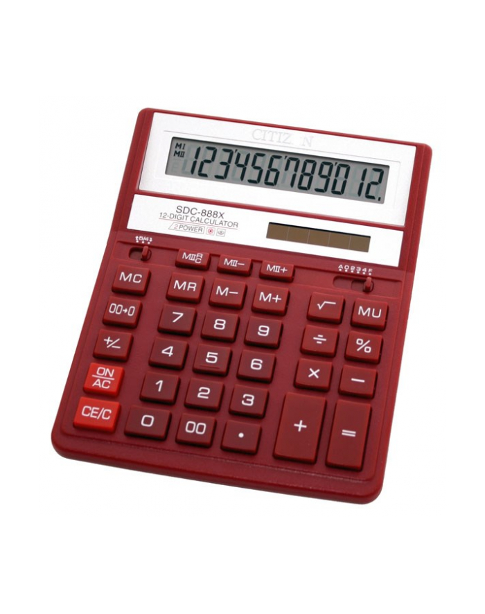 Kalkulator biurowy  SDC-888XRD RED główny