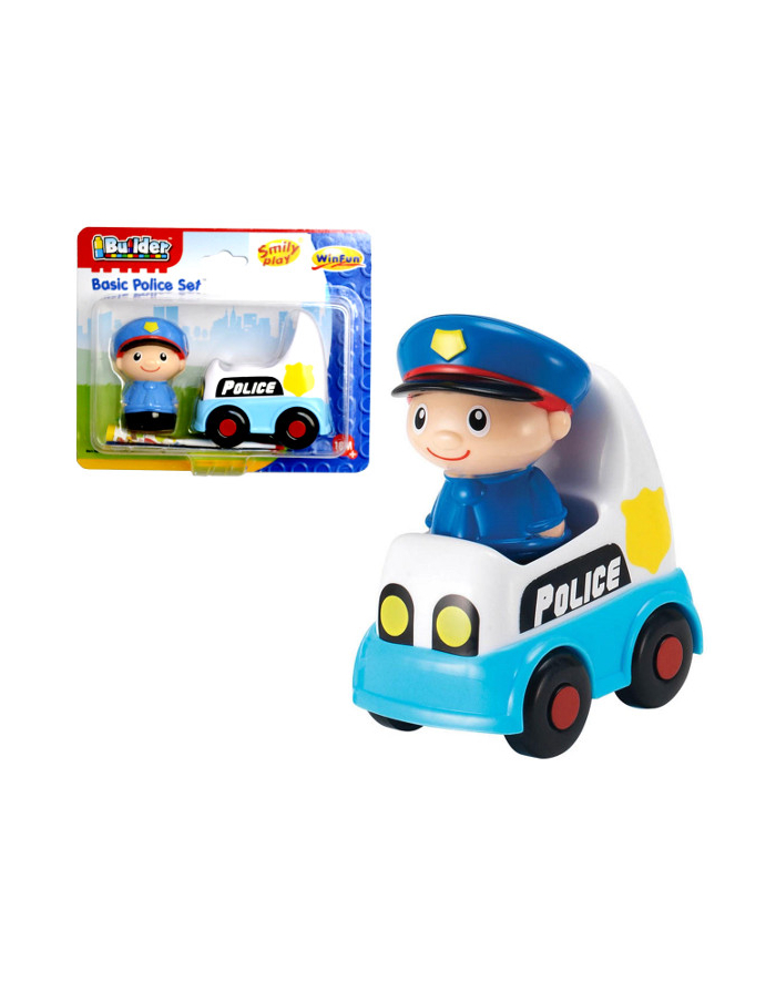 SMILY Ludzik z pojazdem  policja główny