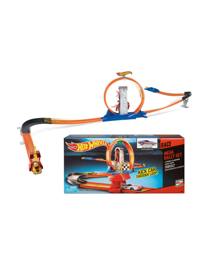 HOT WHEELS Zestaw Mega Rally główny