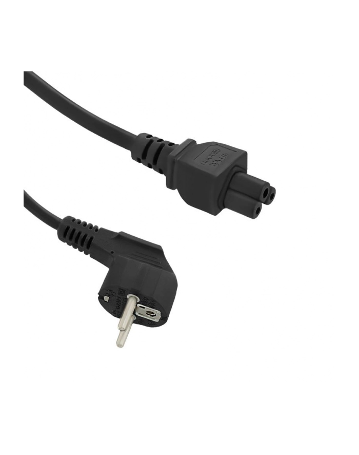 Kabel zasilający QOLTEC koniczynka | 3pin | S03/ST1 | 1.4m główny