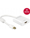 Adapter displayport 1.2 > HDMI(F) 4K aktywny biały Delock - nr 11