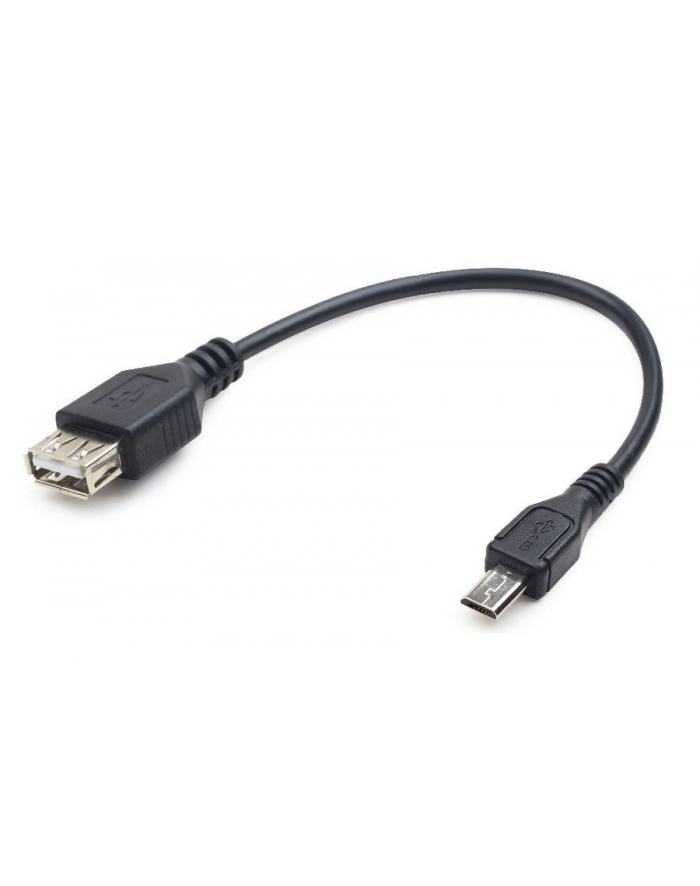 Kabel USB micro BM->AF USB 2.0 15cm otg 15cm długi wtyk micro Gembird główny